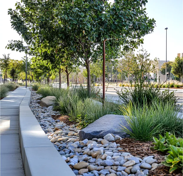 creation paysager pour entreprise à Saint-Florent-sur-Cher près de Bourges dans le Cher 18